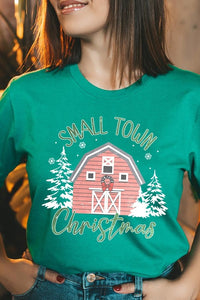 Small Town Christmas Graphic Tee