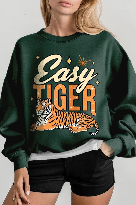 Easy Tiger Graphic Fleece Sweatshirts