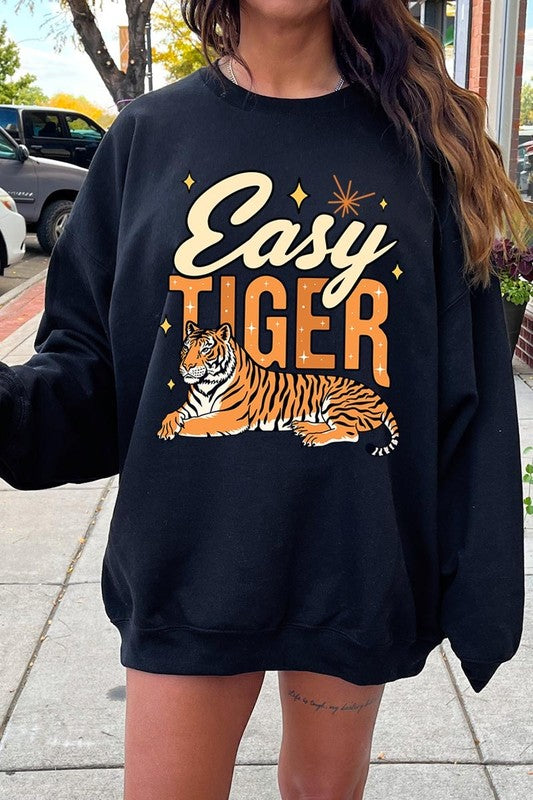 Easy Tiger Graphic Fleece Sweatshirts