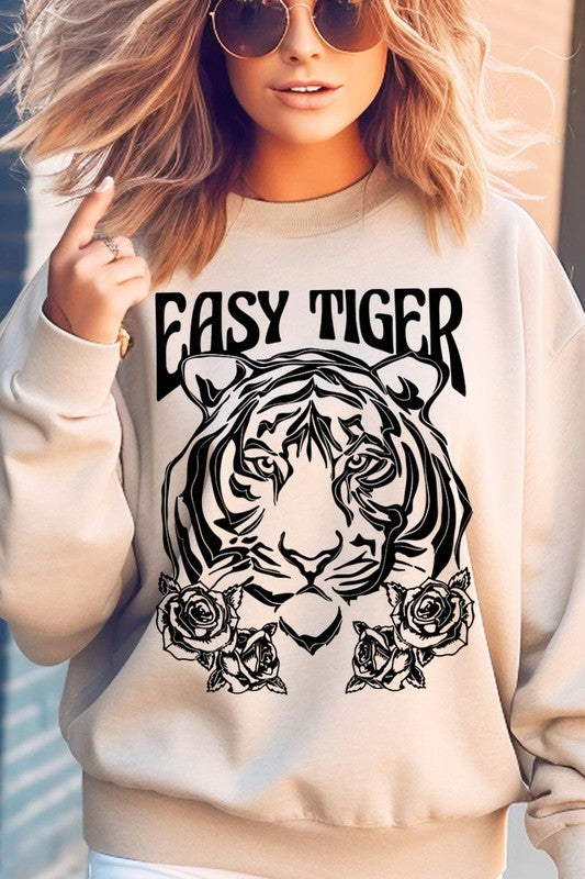 Easy Tiger Graphic Fleece Sweatshirts