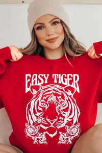 Easy Tiger Graphic Fleece Sweatshirts