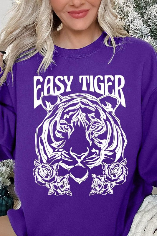 Easy Tiger Graphic Fleece Sweatshirts