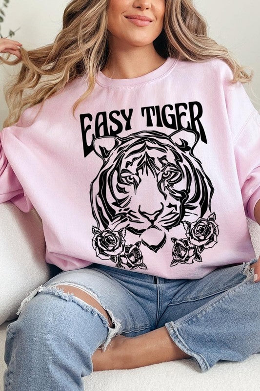 Easy Tiger Graphic Fleece Sweatshirts