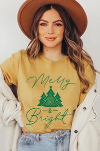 Merry & Bright Graphic Tee