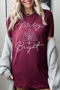 Merry & Bright Graphic Tee