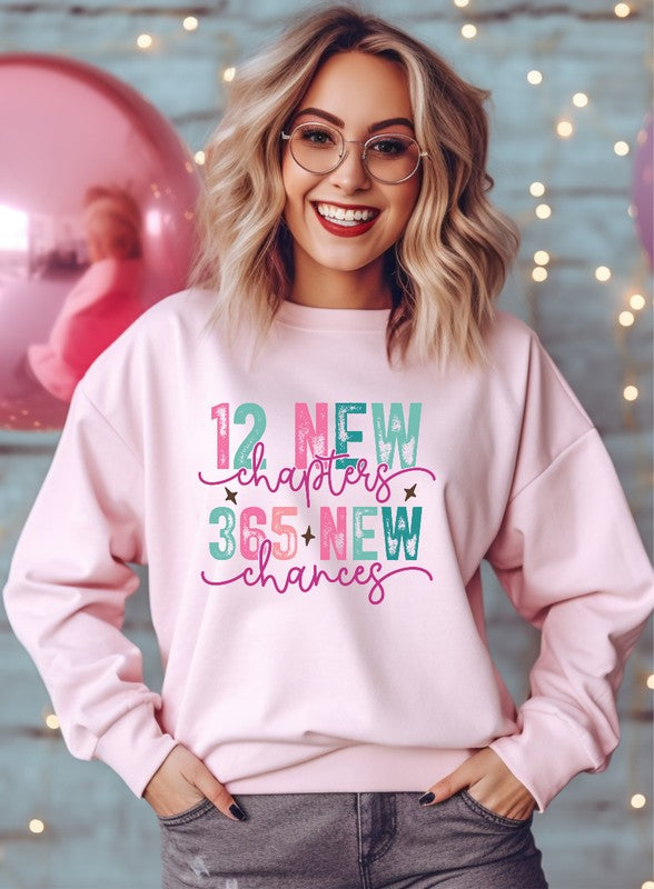 12 New Chapters 365 New Chances Crew Sweatshirt