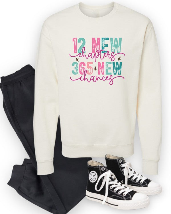 12 New Chapters 365 New Chances Crew Sweatshirt