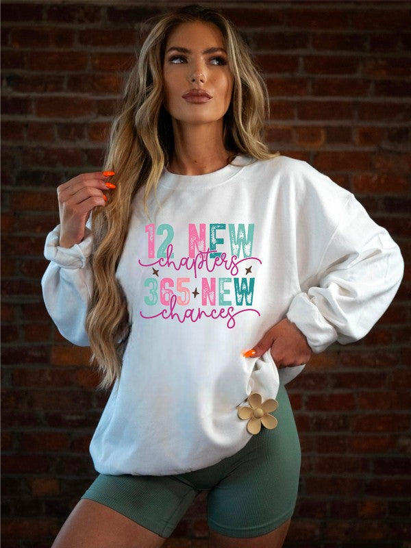 12 New Chapters 365 New Chances Crew Sweatshirt