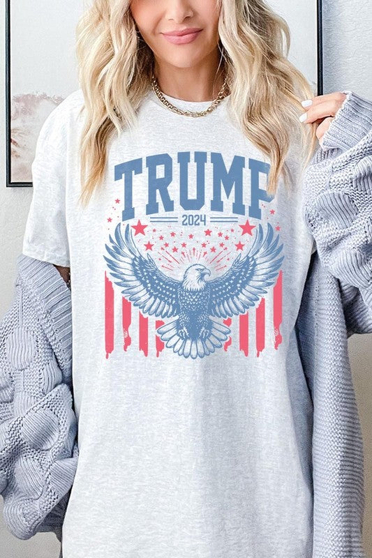 Trump Eagle 2024 Graphic Heavy Cotton Tee