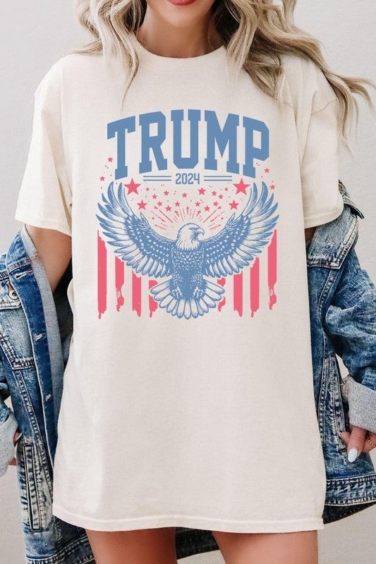 Trump Eagle 2024 Graphic Heavy Cotton Tee