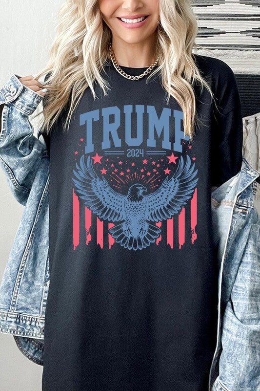 Trump Eagle 2024 Graphic Heavy Cotton Tee