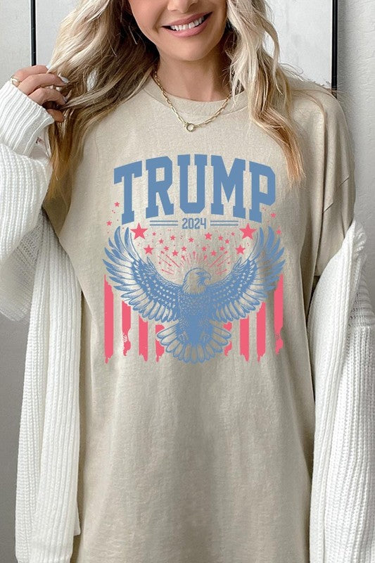 Trump Eagle 2024 Graphic Heavy Cotton Tee