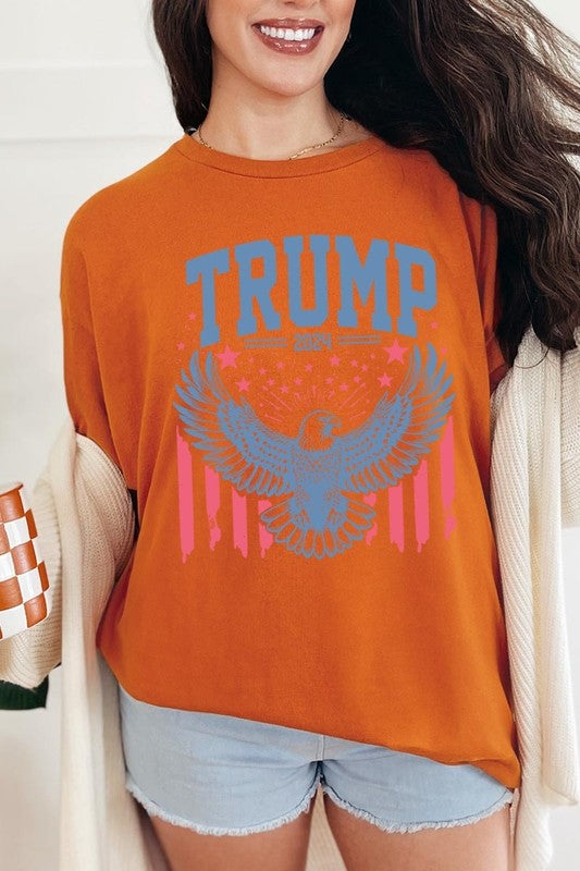 Trump Eagle 2024 Graphic Heavy Cotton Tee