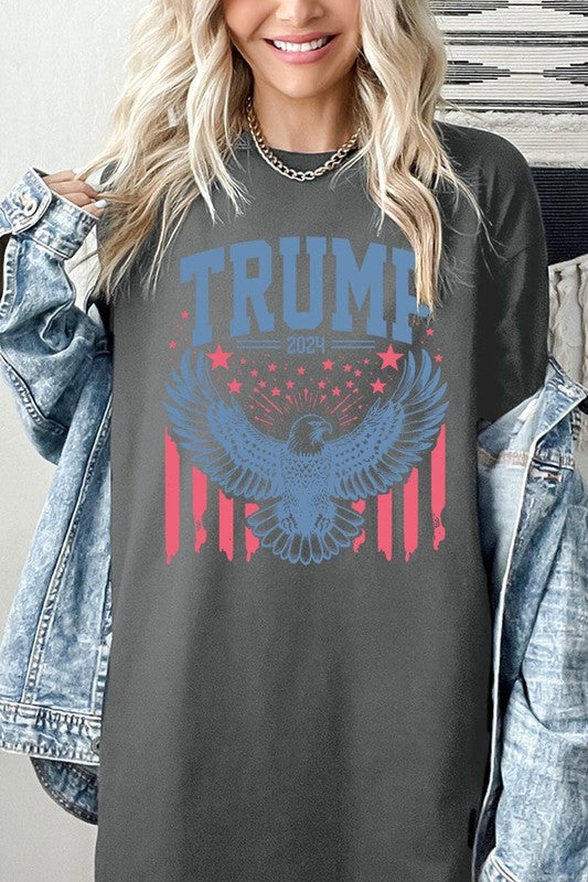 Trump Eagle 2024 Graphic Heavy Cotton Tee