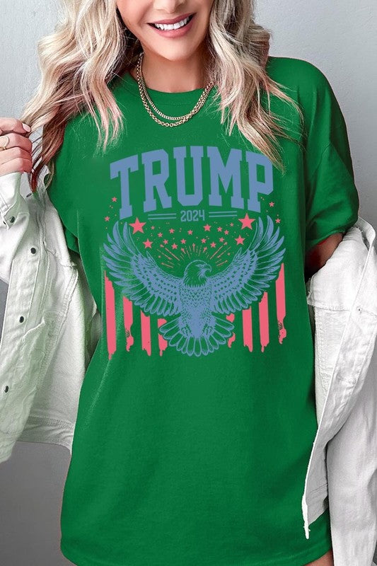 Trump Eagle 2024 Graphic Heavy Cotton Tee