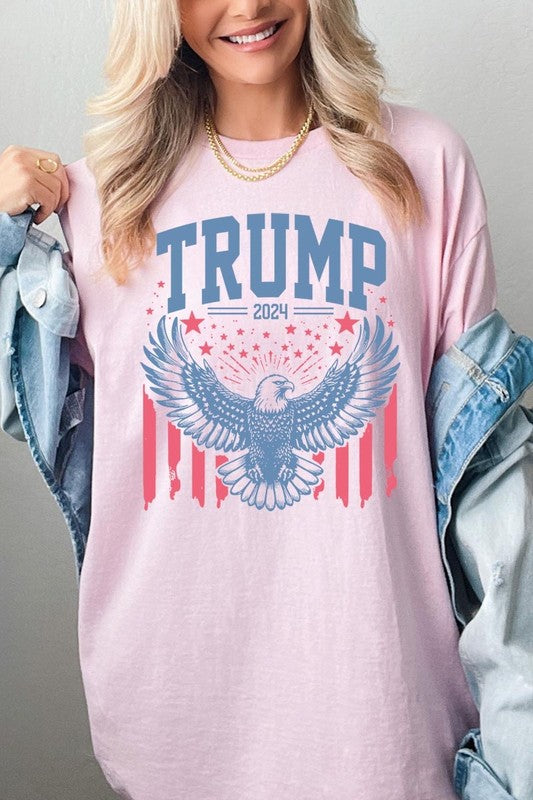 Trump Eagle 2024 Graphic Heavy Cotton Tee