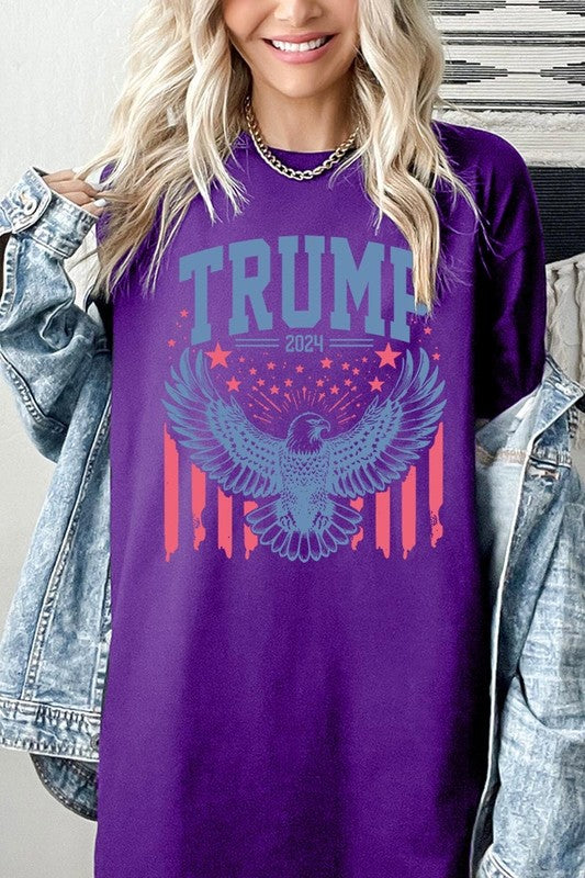 Trump Eagle 2024 Graphic Heavy Cotton Tee