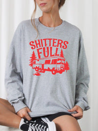 Shitters Full Holiday Cozy Crew Sweatshirt