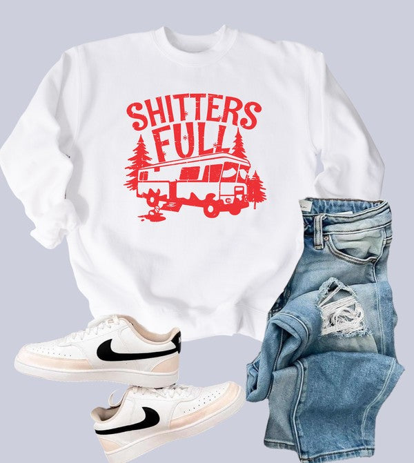 Shitters Full Holiday Cozy Crew Sweatshirt