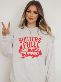 Shitters Full Holiday Cozy Crew Sweatshirt
