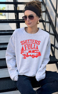 Shitters Full Holiday Cozy Crew Sweatshirt