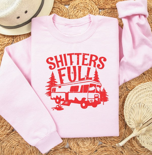 Shitters Full Holiday Cozy Crew Sweatshirt