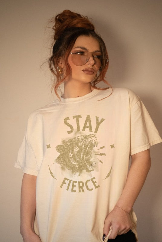 Stay Fierce Tiger Graphic Tee