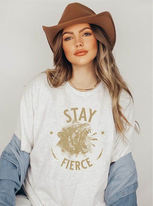 Stay Fierce Tiger Graphic Tee