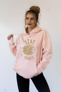 Stay Fierce Tiger Graphic Hoodie