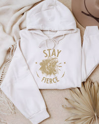 Stay Fierce Tiger Graphic Hoodie