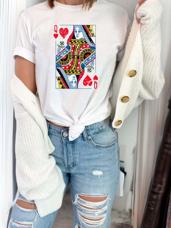 Queen of Hearts Graphic Tee