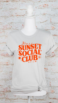 Sunset Social Club Bella Canvas Graphic Tee