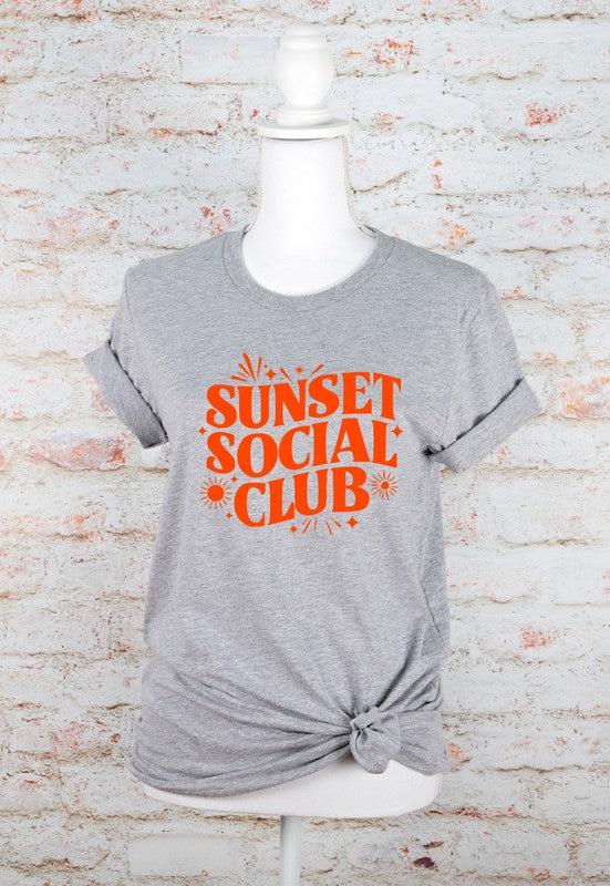 Sunset Social Club Bella Canvas Graphic Tee