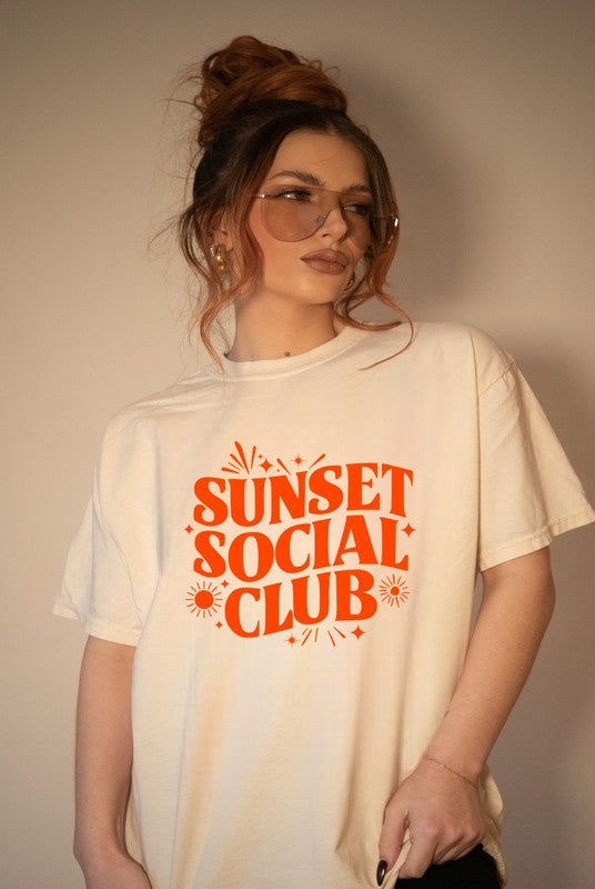 Sunset Social Club Bella Canvas Graphic Tee