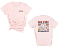 Colorful Front/Back Let Them Graphic Tee