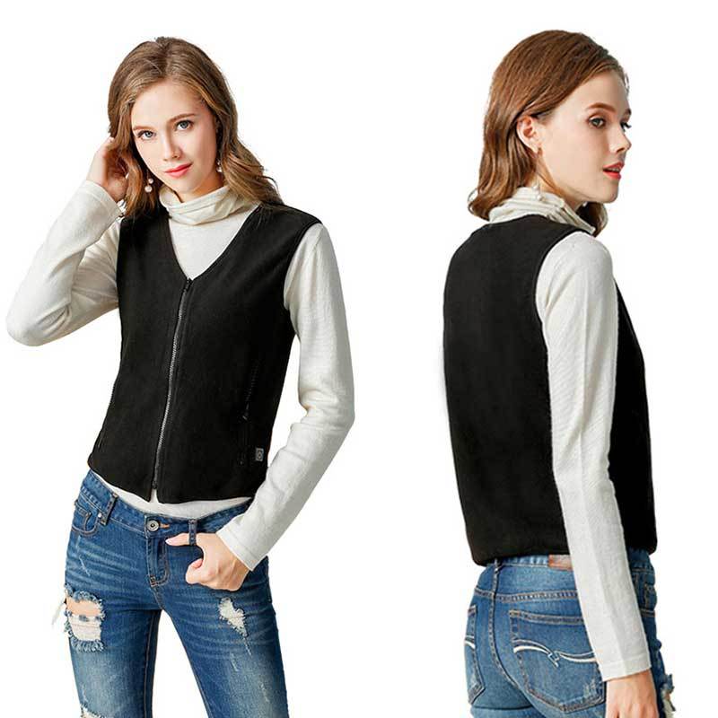 Women’s Heated Vest Black | Ivy & Lane