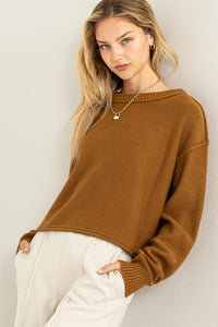 Cuddly Classic Long Sleeve Sweater - Ivy & Lane