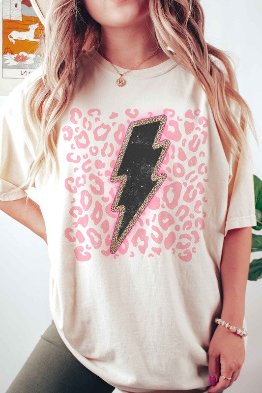 LEOPARD LIGHTNING Graphic T-Shirt