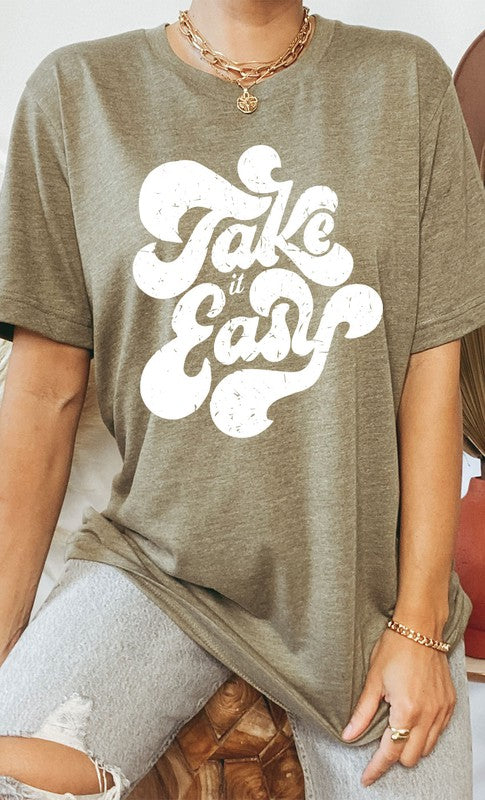 Groovy Take it Easy Graphic Tee PLUS