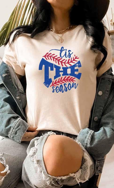 Tis The Season Baseball Graphic Tee