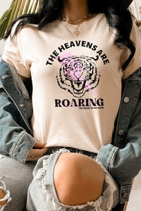 The Heavens Are Roaring His Glory Graphic Tee