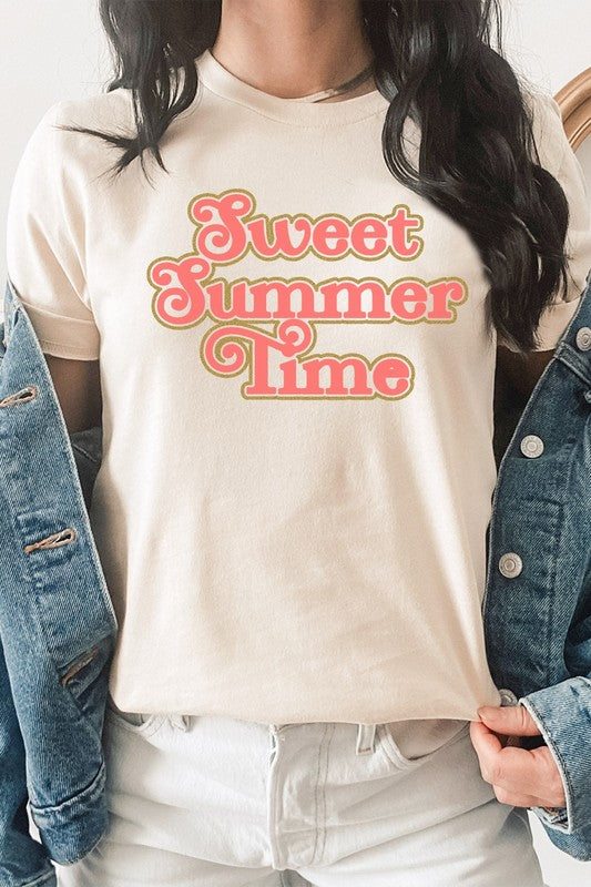 Retro Metallic Sweet Summer Time Graphic Tee