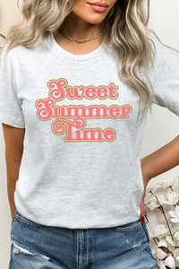 Retro Metallic Sweet Summer Time Graphic Tee