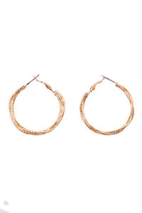 MULTI LAYERED INTERTWINED HOOP EARRING - Ivy & Lane