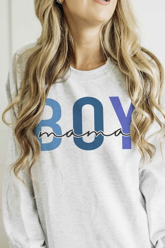 BOY MAMA Graphic Sweatshirt