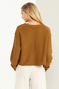 Cuddly Classic Long Sleeve Sweater - Ivy & Lane