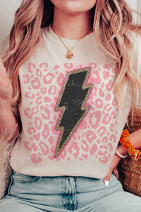 LEOPARD LIGHTNING Graphic T-Shirt