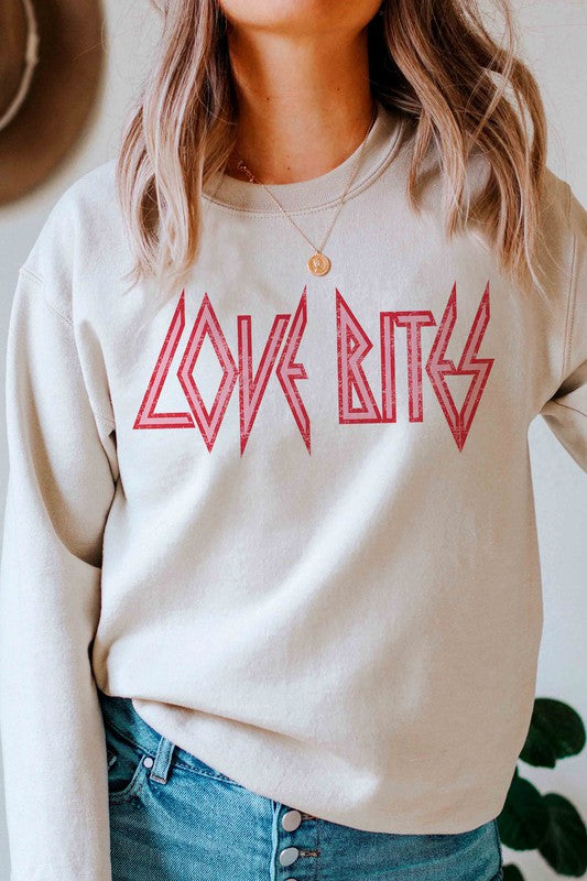 LOVE BITES Graphic Sweatshirt