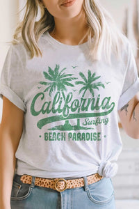 CALIFORNIA BEACH PARADISE Graphic T-Shirt