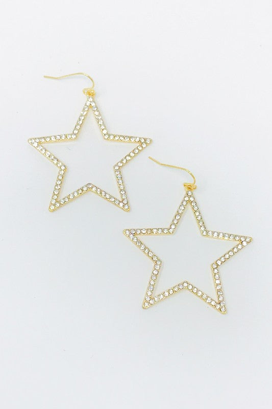 Seriously Stellar Earrings, Gold